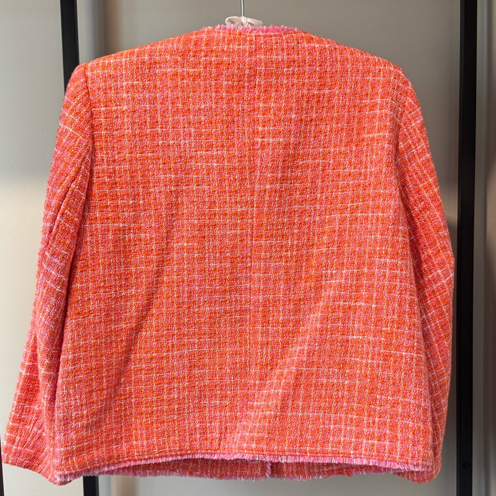 J. Jill Dahlia Tweed Jacket Size SP - Picture 9 of 14